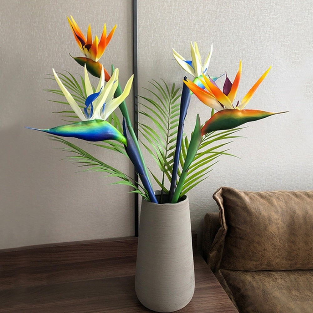 Искусственные цветы стрелиции  – обзор и цена Bird Paradise Strelitzia